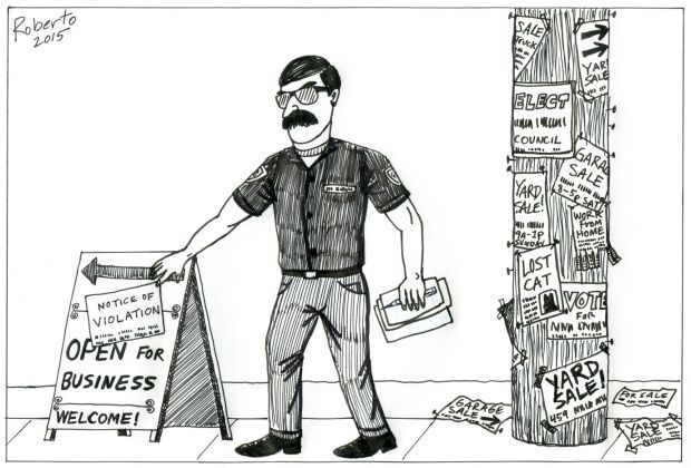 Editorial cartoon, Feb. 8, 2015